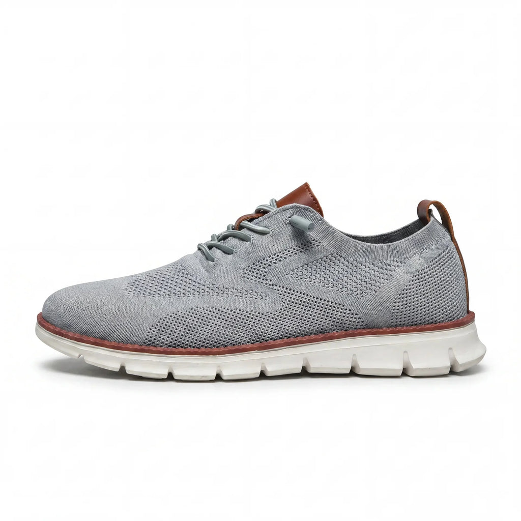 Chaussures Urbaines en Cuir et Flyknit Semelle à Mémoire de Forme